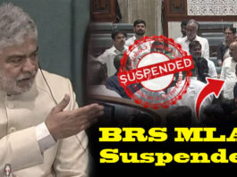 అసెంబ్లీలో బీఆర్ఎస్ ఎమ్మెల్యేల సస్పెన్షన్